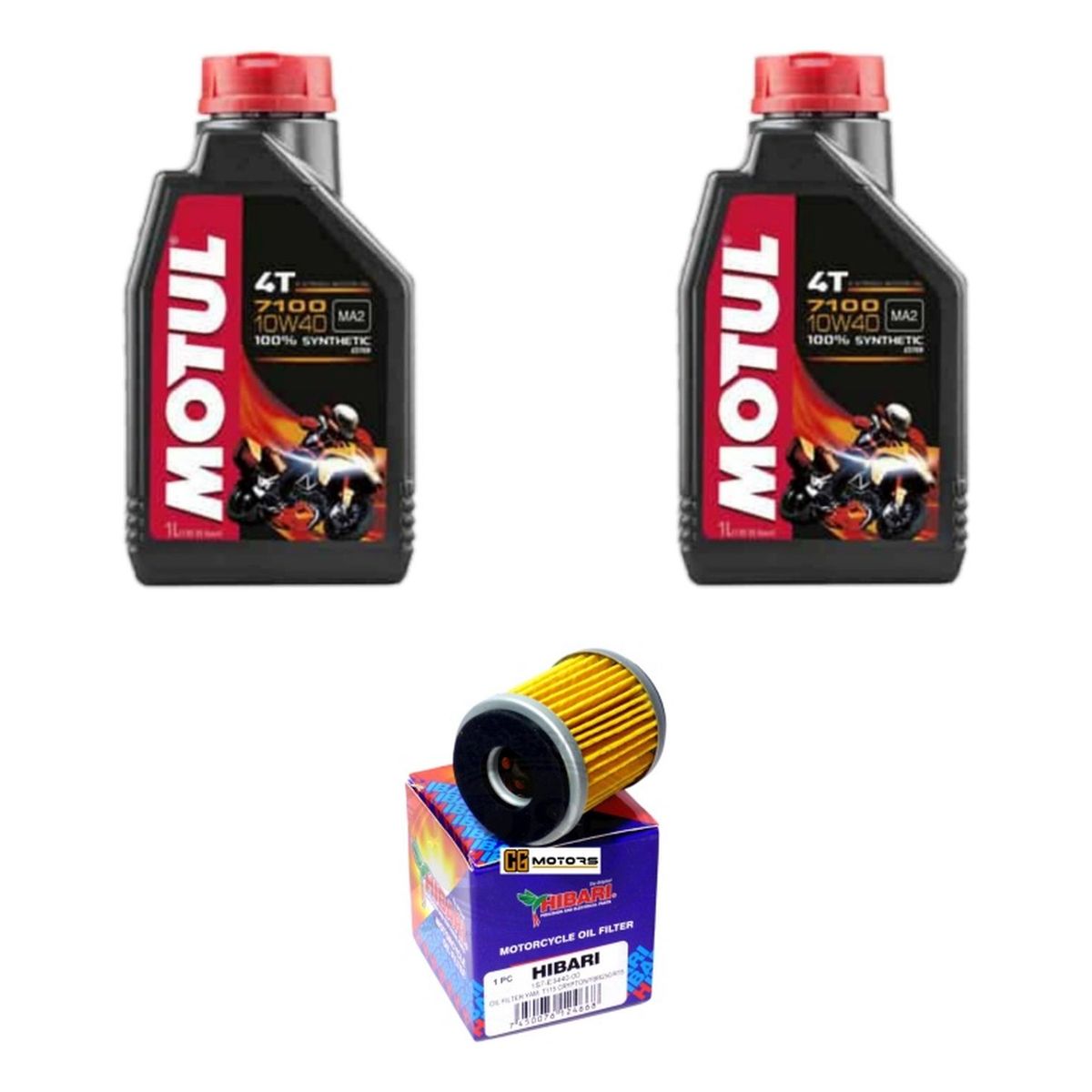 MOTUL - Kit Mantencion Moto Yamaha Xmax 300  2l Full + Filtro Japón