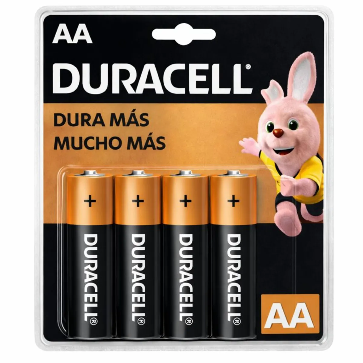 DURACELL - Pack de 4 Pilas Duracell AA Blister Long Life