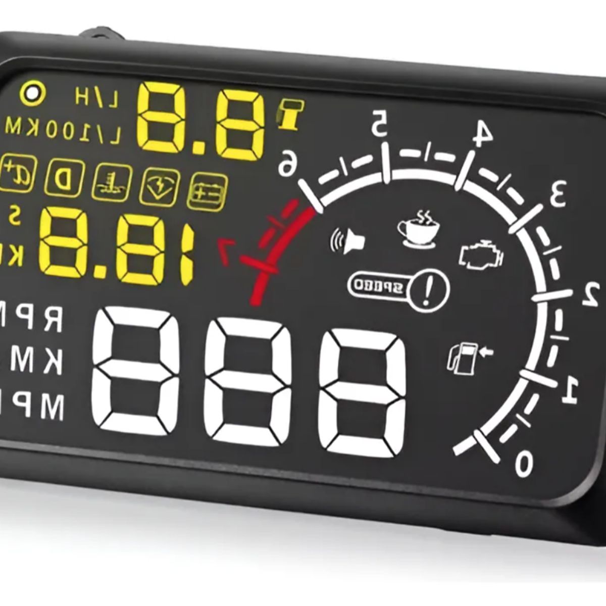 IRM - Velocímetro Proyector Marcadores Parabrisa Obd2 Auto Karvas Negro - Head Up Display