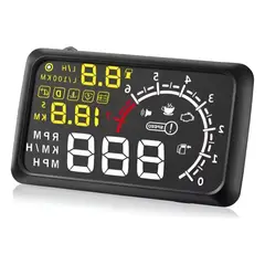 IRM - Velocímetro Proyector Marcadores Parabrisa Obd2 Auto Karvas Negro - Head Up Display