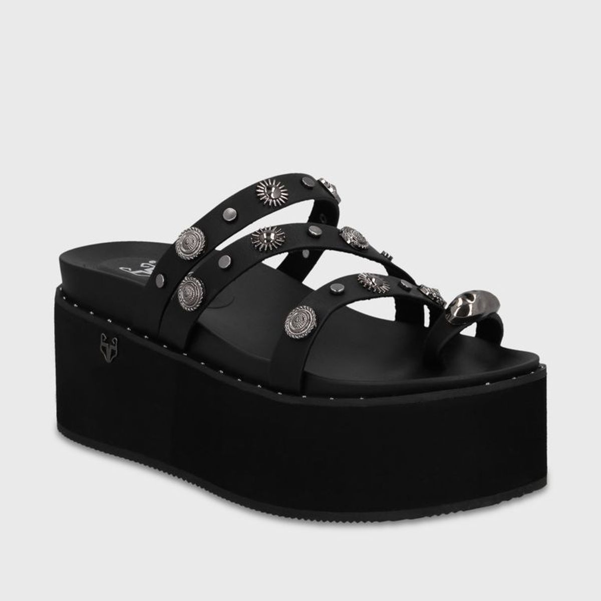 GOTTA - Sandalia Plataforma Negra Mujer 1566G