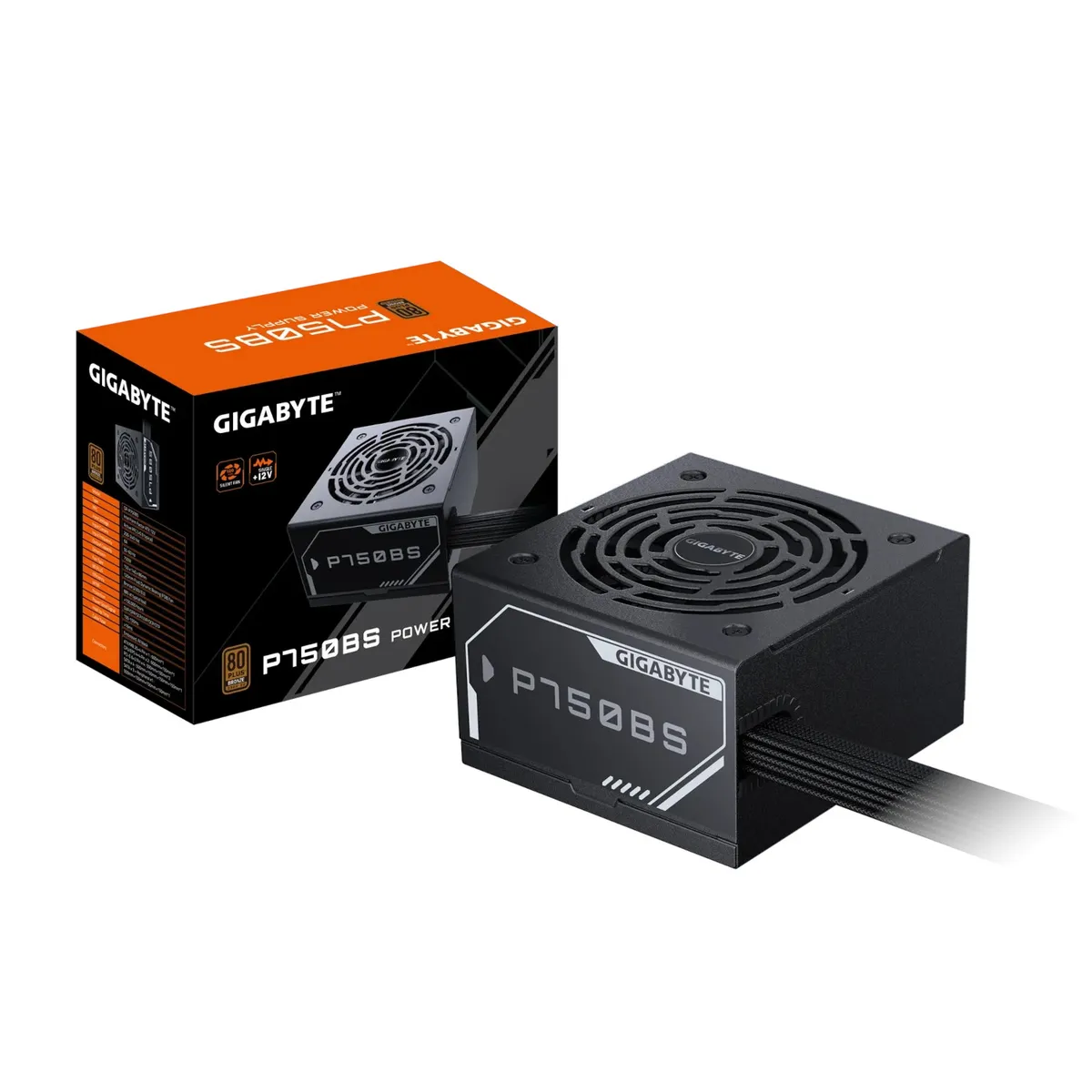 GIGABYTE - Fuente de Poder 750W  - Gigabyte P750BS - 80 Plus Bronce