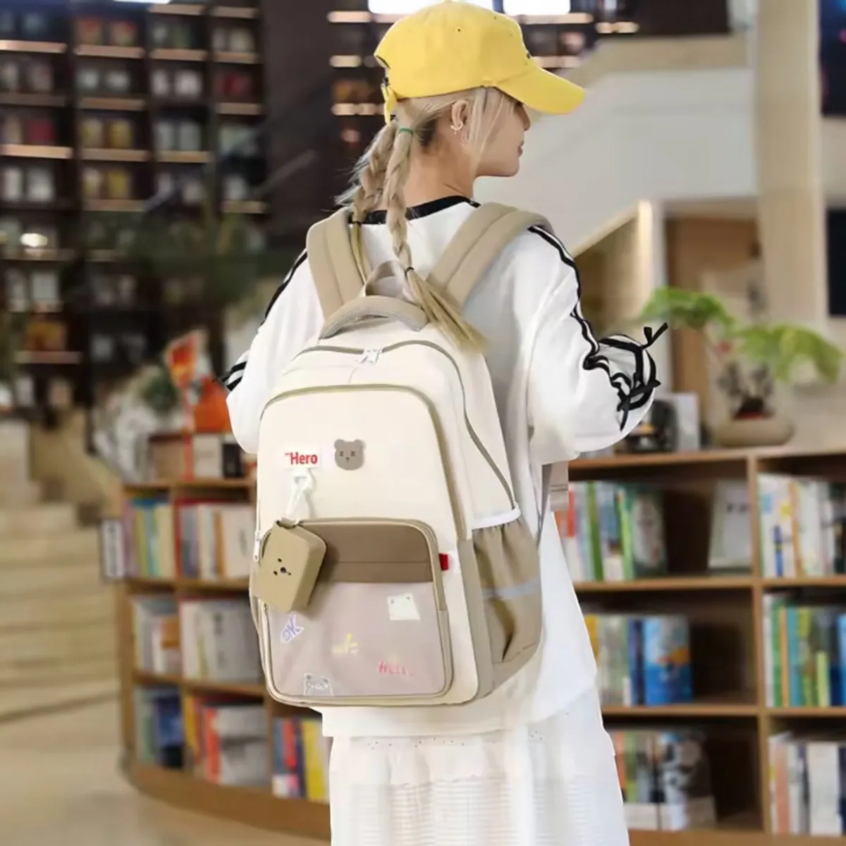 MV MOVAC - Mochila Escolar Infantil Kawaii para niñas capacidad 20L Impermeable regreso a clases 2026