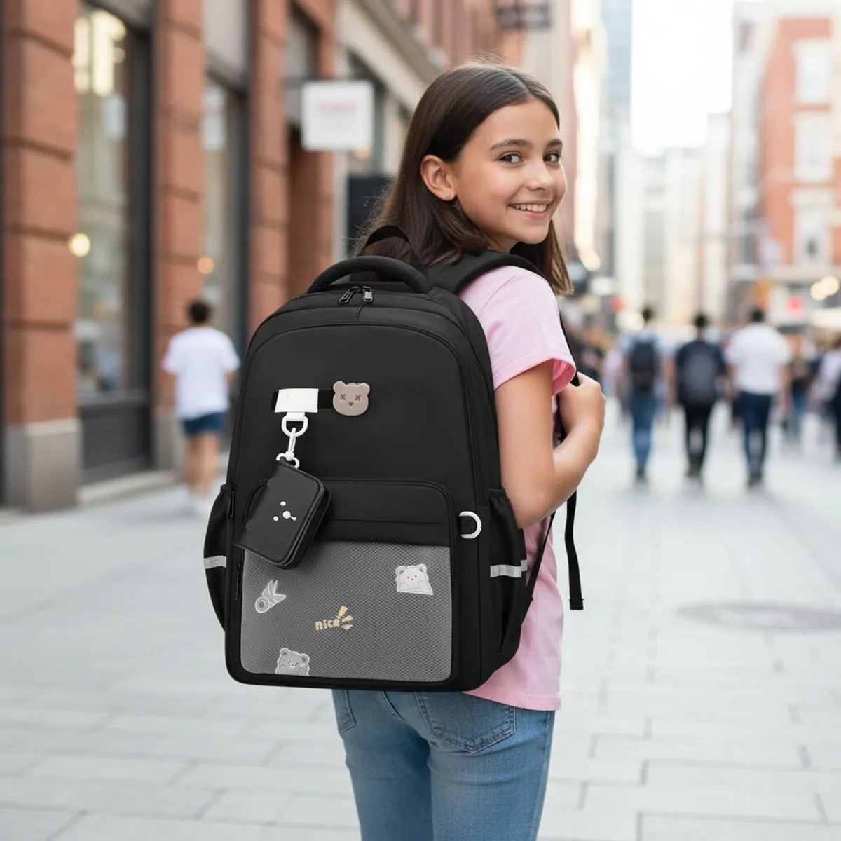 MV MOVAC - Mochila Escolar Infantil Kawaii para niñas capacidad 20L Impermeable regreso a clases 2026