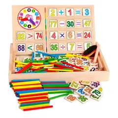 GENERICO - Juguete Matemático Educativo Montessori Contar Tablero Niños