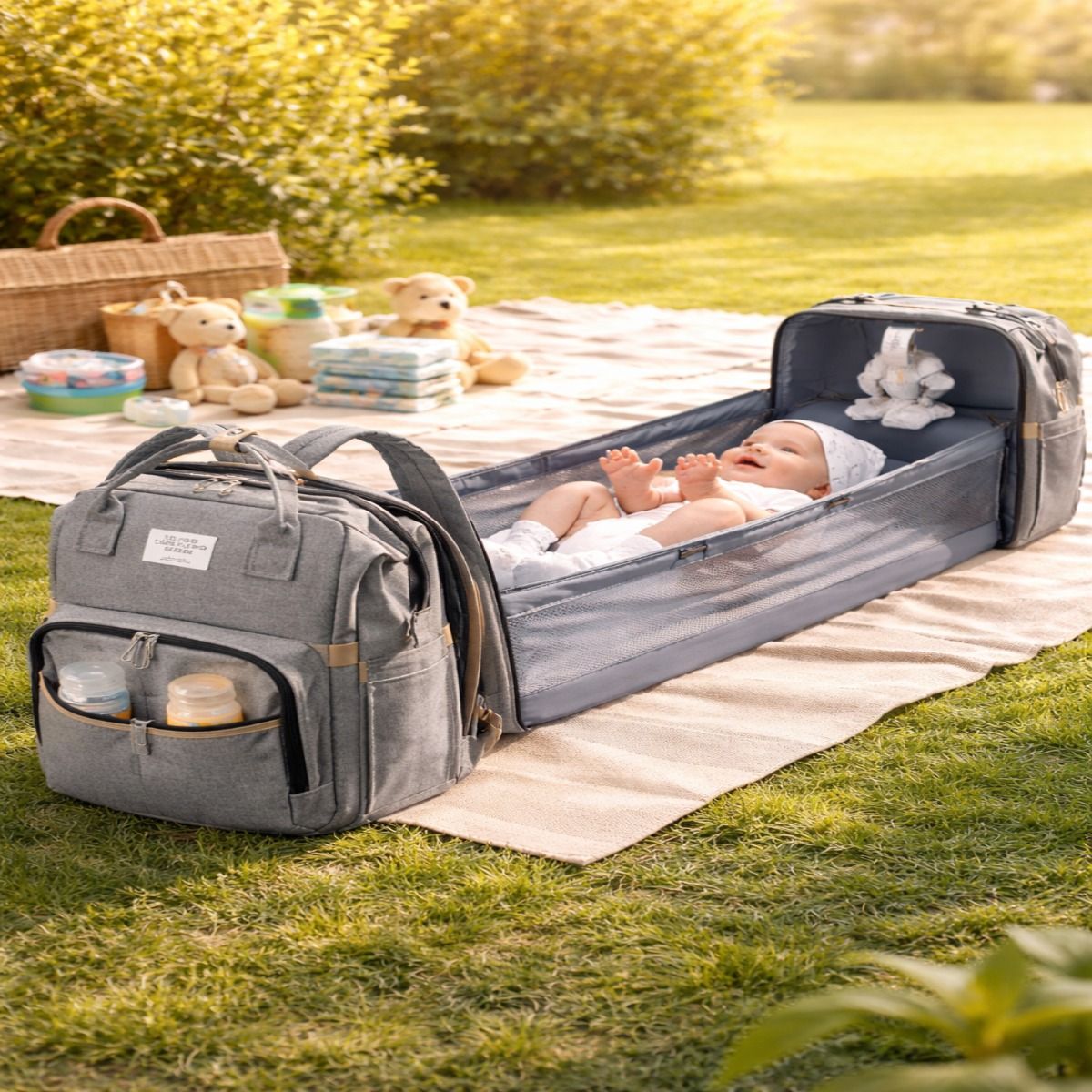 MOVI - Mochila Pañalera y Mudador de Bebé 3 en 1