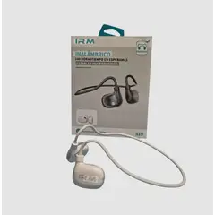 IRM - Audífonos Bluetooth deportivos S19- BLANCO