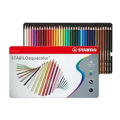 STABILO - Lápices Acuarelables Aquacolor 36 Colores Hb