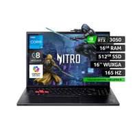 Notebook Gamer / IntelCorei5 / NVIDIA RTX 3050 / 16GB RAM /512GBSSD /16"" a 165Hz
