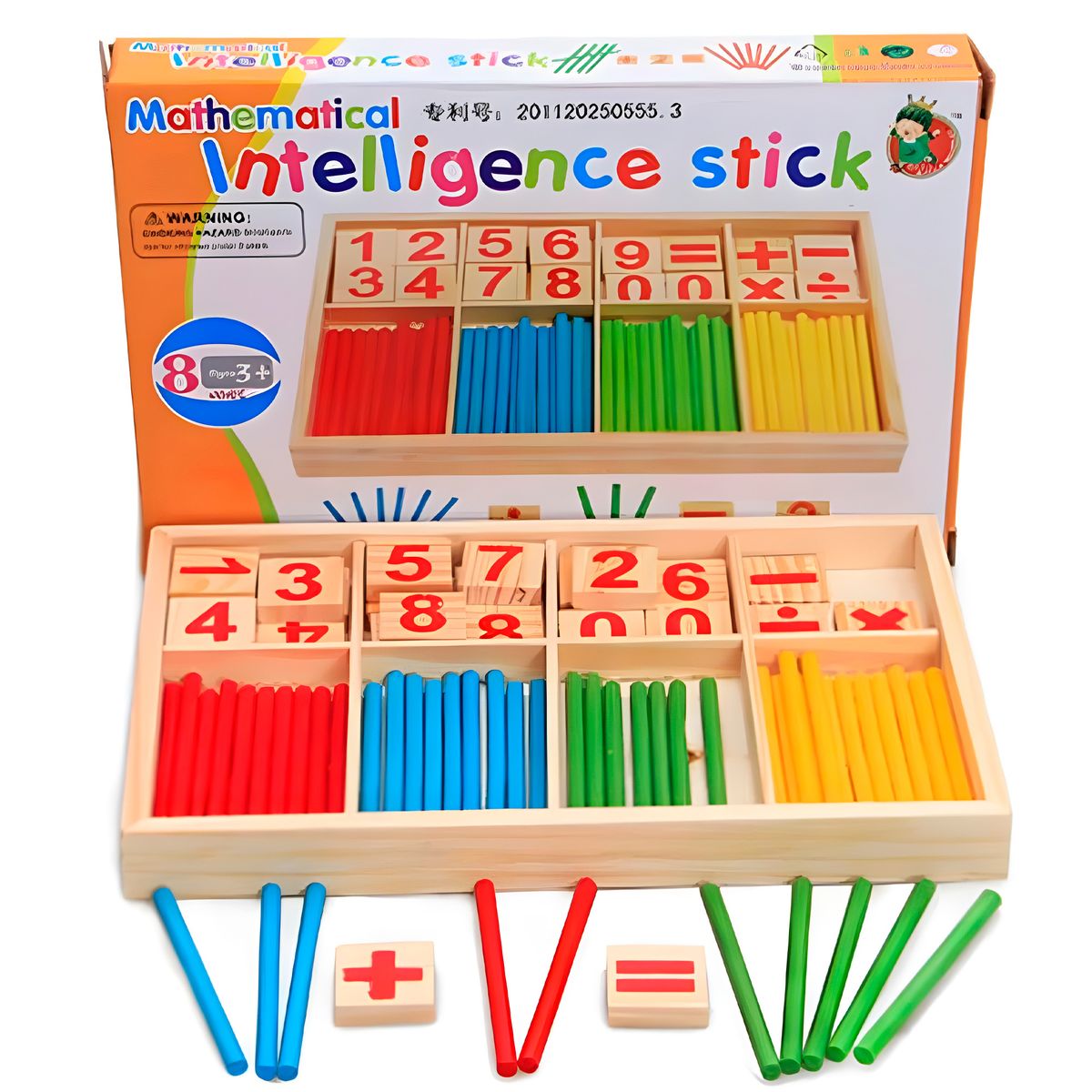 GENERICO - Juego Matemático Aprendizaje Montessori Tablero Enseñanza Niños