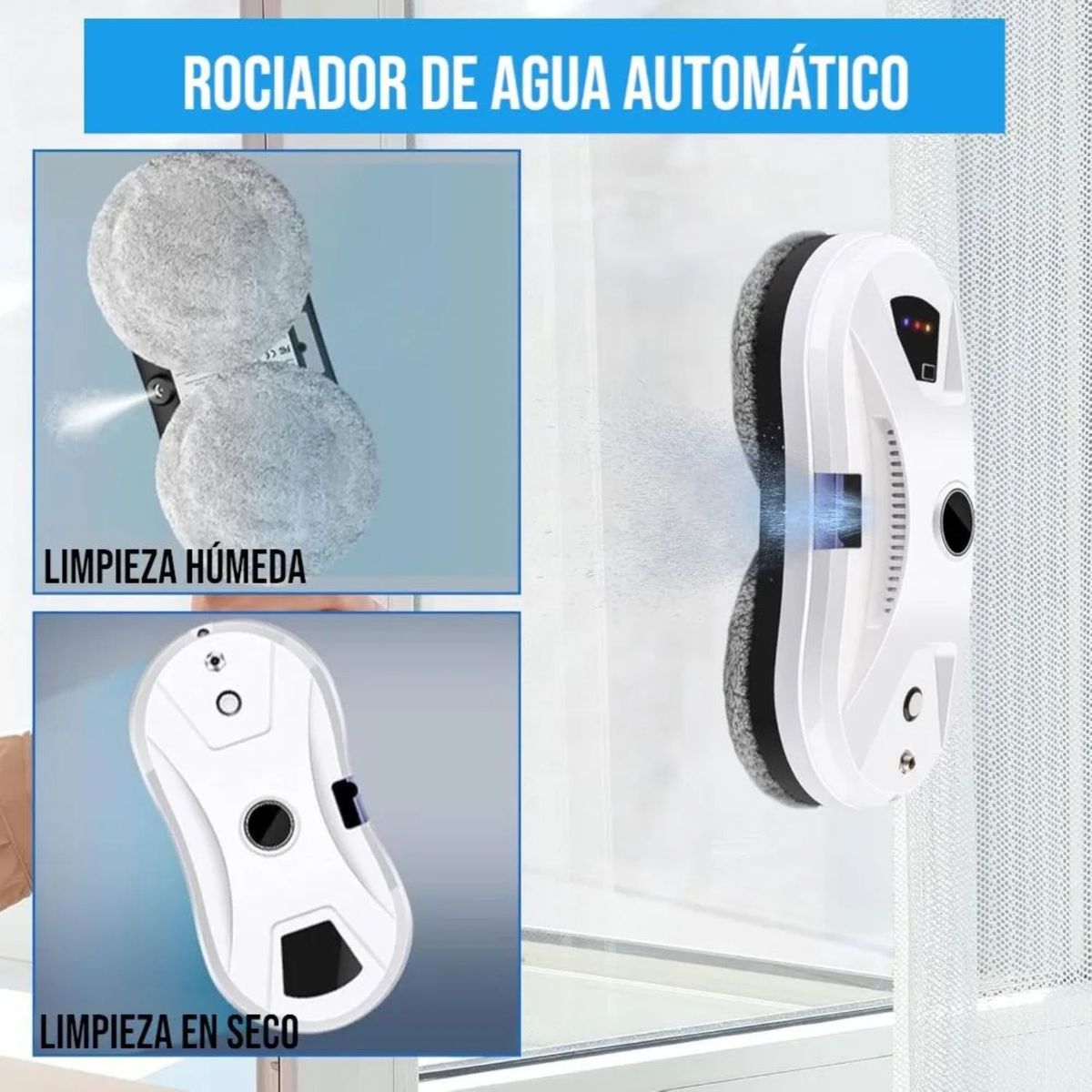MOVI - ROBOT LIMPIADOR DE VIDRIOS INTELIGENTE- LIMPIEZA AUTOMÁTICA SEGURA Y PROFESIONAL