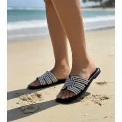 SNOOPY - Sandalias Mujer Casuales con Brillitos M573