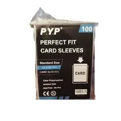 GENERICO - Pack 100 De Fundas Protectoras Para Cartas Tcg Perfect Fit