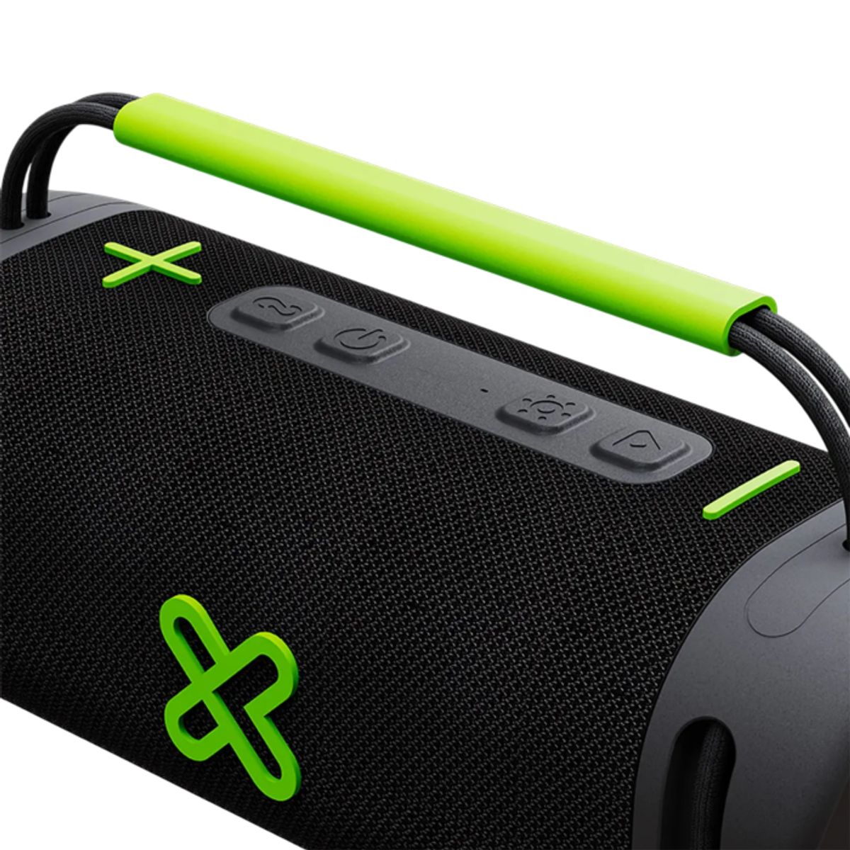KLIP XTREME - Klip Xtreme KBB-250 WaveRider Parlante Bluetooth Portátil 40W, Boombox Inalámbrico IPX7, Luces LED Multicolor, Batería hasta 74 Horas, TWS, USB, AUX, TF, Negro