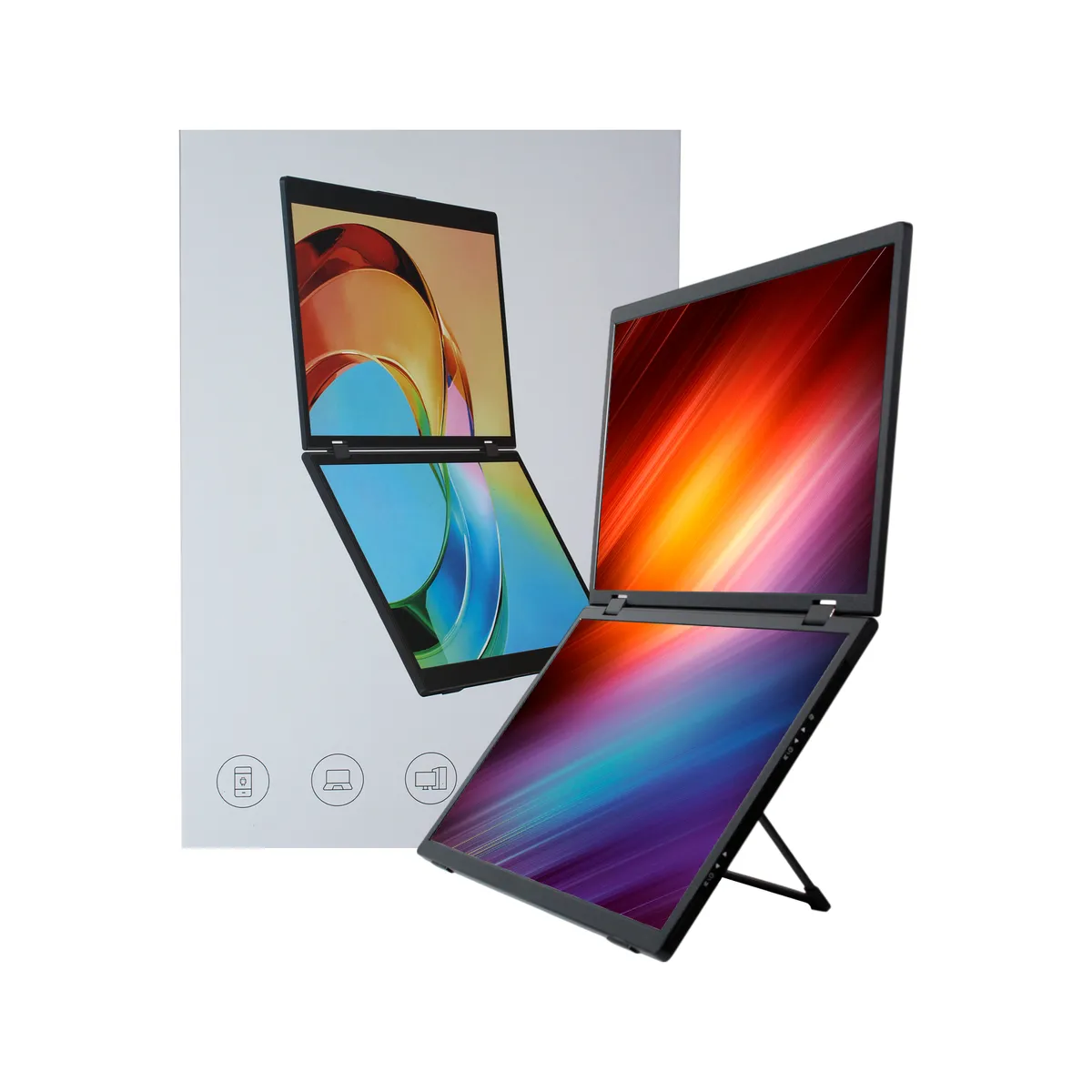 CLIO - Monitor Doble Vertical FHD Clio 156”