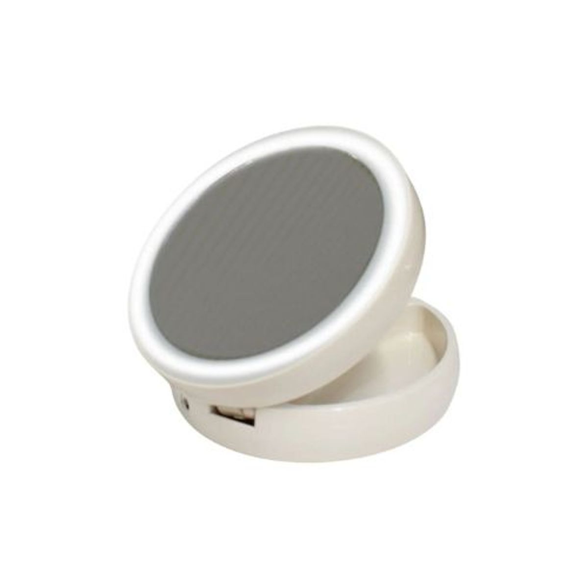 GENERICO - Espejo Con Luz Led Para Maquillaje Plegable Blanco