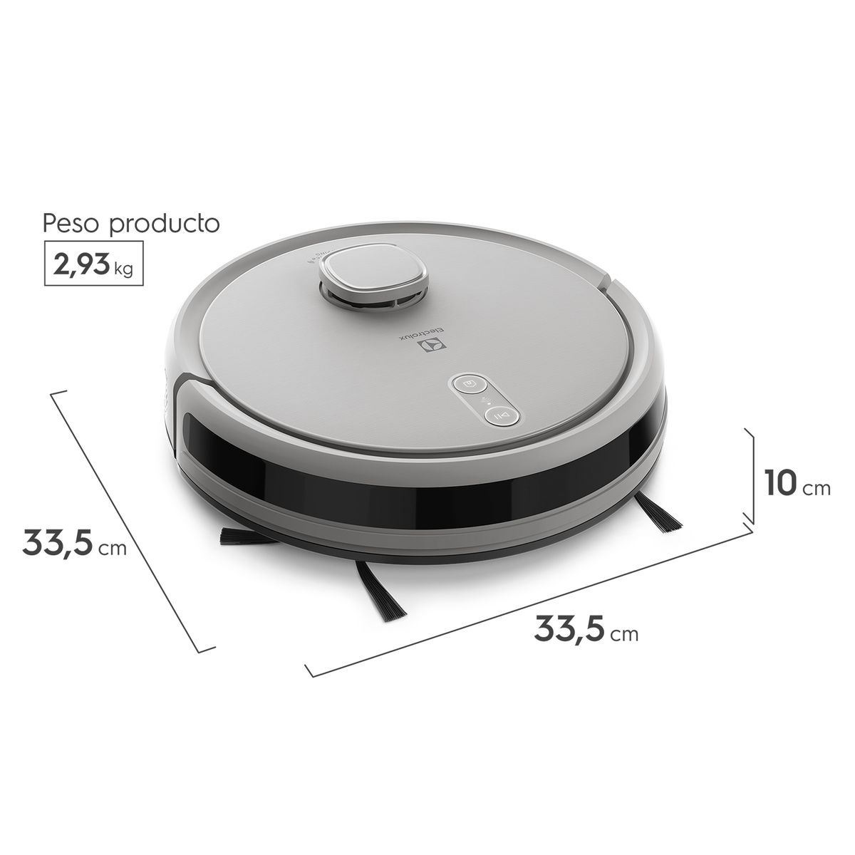 ELECTROLUX - Aspiradora Robot 4 en 1 Wi-Fi Mapeo Inteligente ERB62