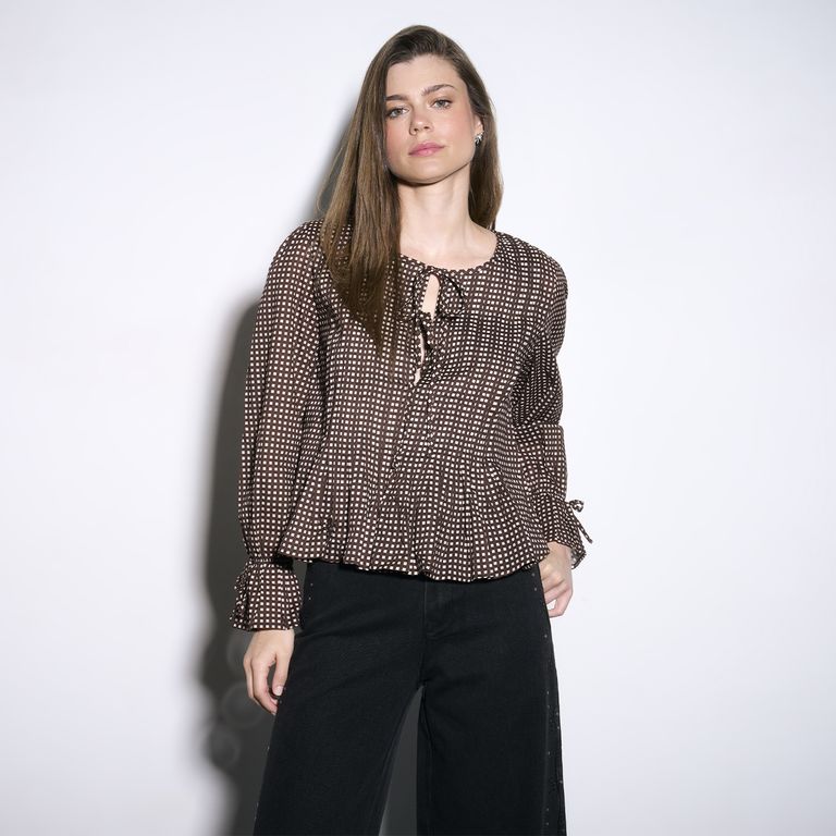 Blusa Malmo Solsticio Cafe XS