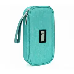 ONEDER - Estuche De Viaje Cooler Bolso Porta Insulina Diabéticos Tela Verde