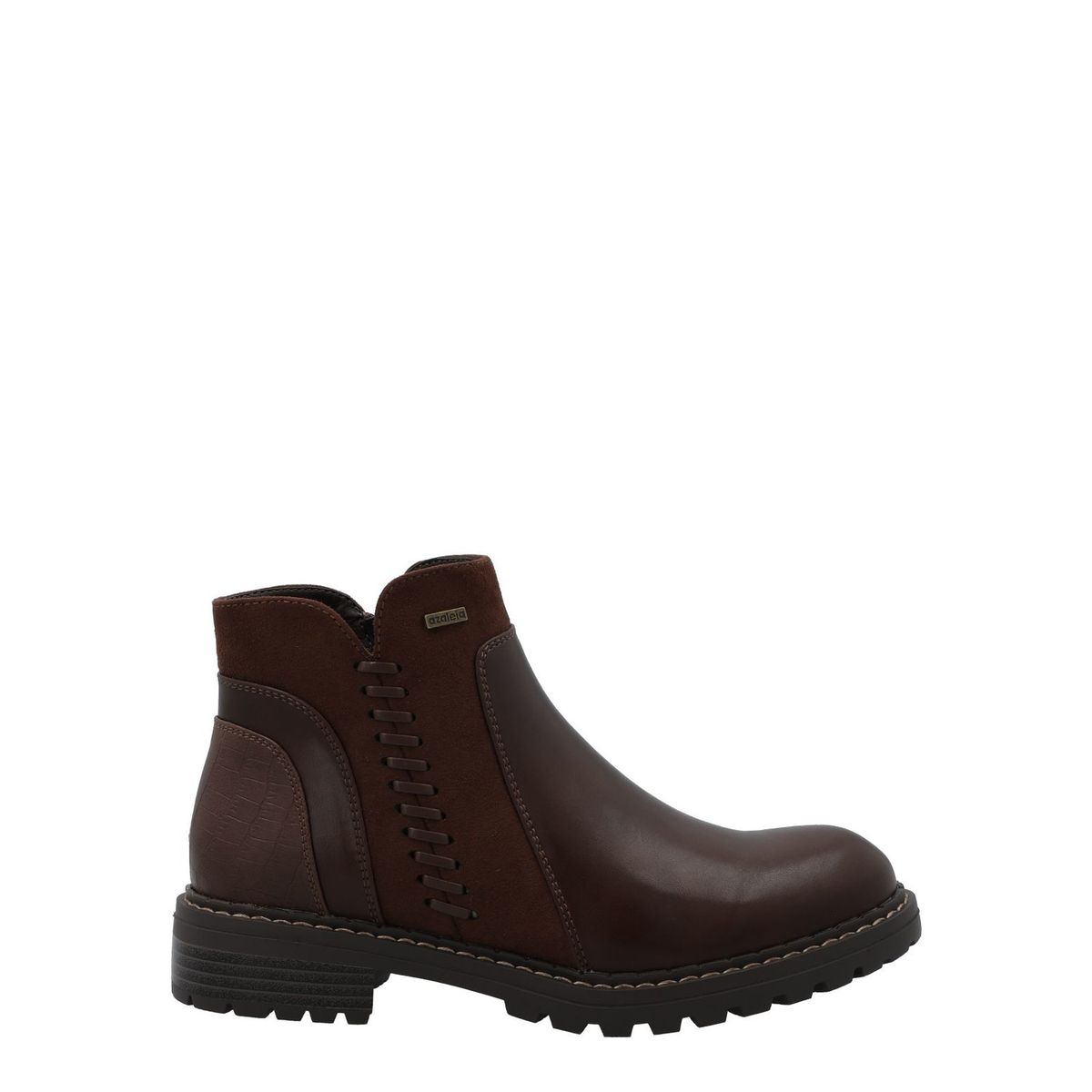 AZALEIA - Botín Mujer Lisa 2 Café AZALEIA