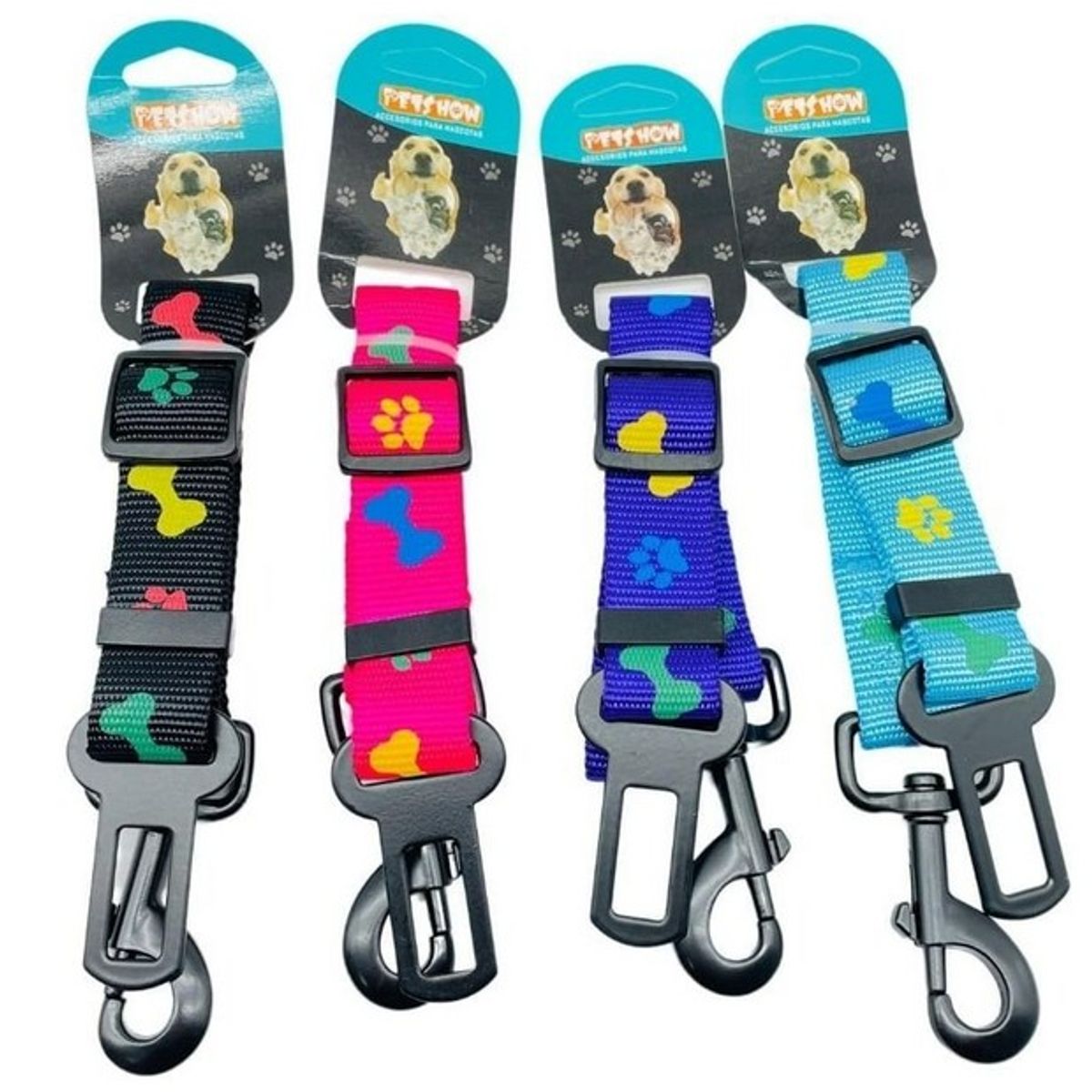 GENERICO - Cinturon Seguridad Proteccion Auto Mascota Mediana Grande Color Hembra