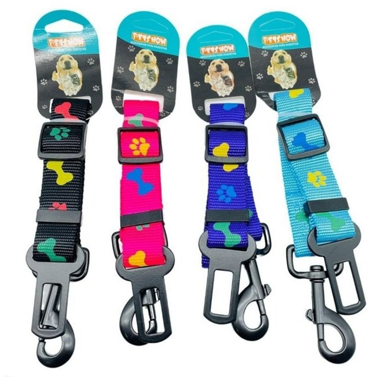 GENERICO - Cinturon Seguridad Proteccion Auto Mascota Mediana Grande Color Hembra
