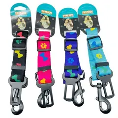 GENERICO - Cinturon Seguridad Proteccion Auto Mascota Mediana Grande Color Hembra