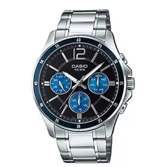 CASIO - RELOJ MTP1374D-2A HOMBRE ANALOGO METAL MULTICALENDARIO