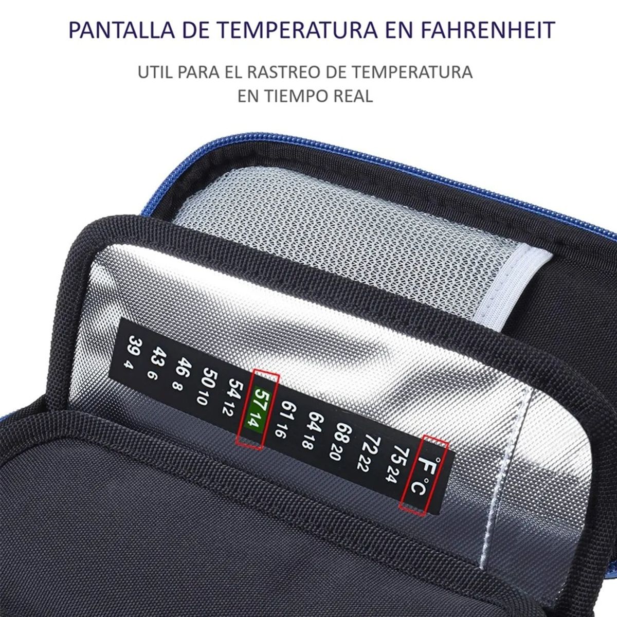 GENERICO - Estuche De Viaje Cooler Bolso Porta Insulina Diabéticos Tela Negro