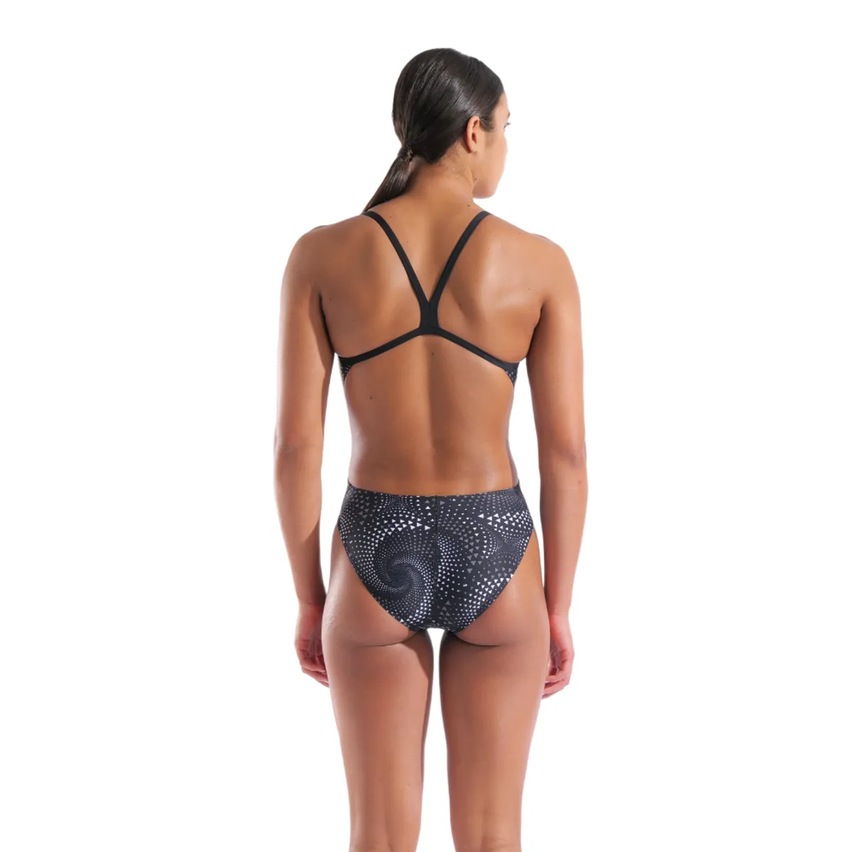 ARENA - Traje de baño mujer Challengeback Gris Arena