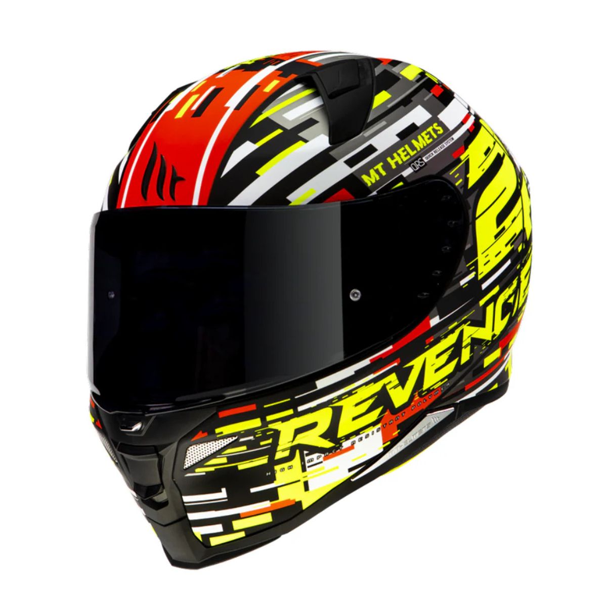 MT - Casco para moto MT Revenge 2 Baye A5 Rojo Brillo_.