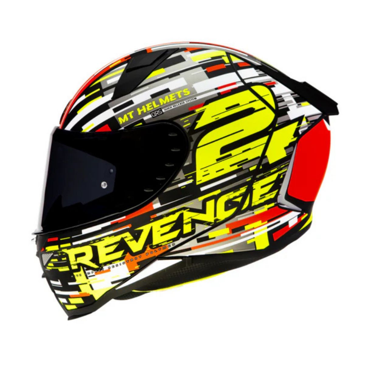 MT - Casco para moto MT Revenge 2 Baye A5 Rojo Brillo_.