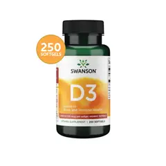 SWANSON - Vitamina D3 Highest Potency 5.000 iu 250 Softgel
