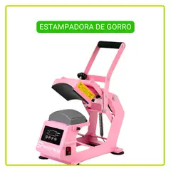 GENERICO - Estampadora de Gorros Premium Sublipress Rosada