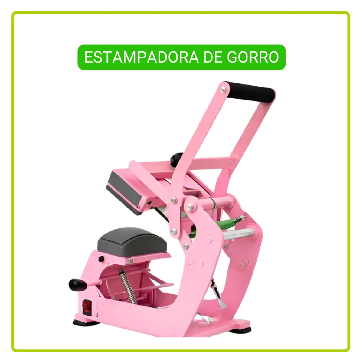 GENERICO - Estampadora de Gorros Premium Sublipress Rosada