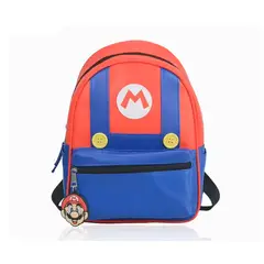 GENERICO - Mochila Mario Escolar Morral Niños 28 cm