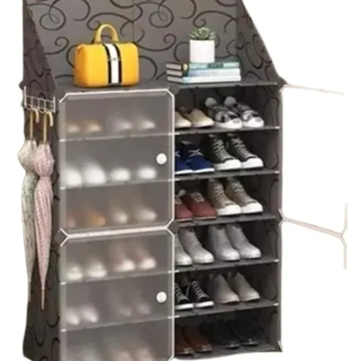 OKAY - Zapatero Organizador 2 Filas Y 6 Pisos Estante Triangular