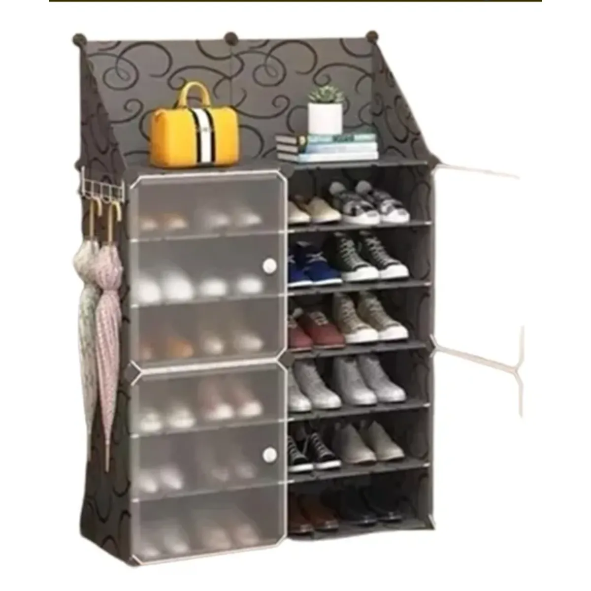 OKAY - Zapatero Organizador 2 Filas Y 6 Pisos Estante Triangular