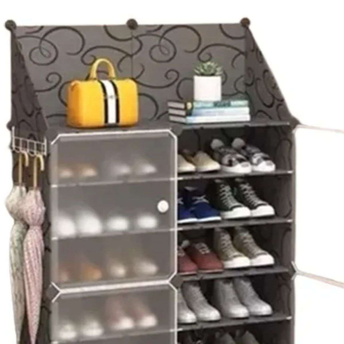 OKAY - Zapatero Organizador 2 Filas Y 6 Pisos Estante Triangular