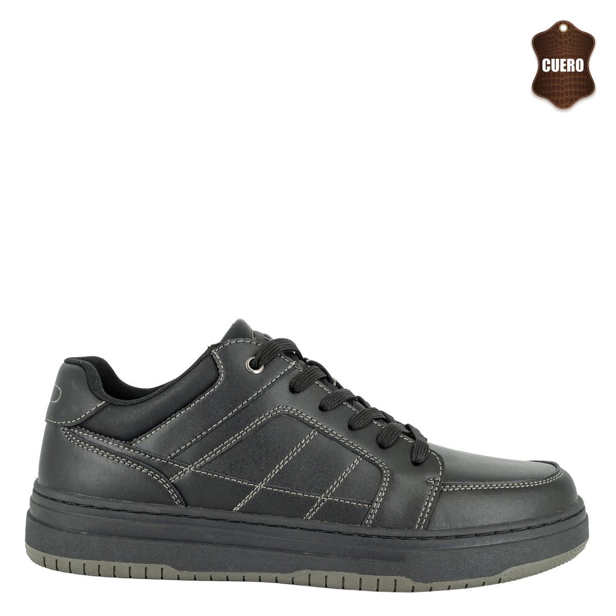 UNS - Zapatilla Escolar Niño Negro Baro UNS
