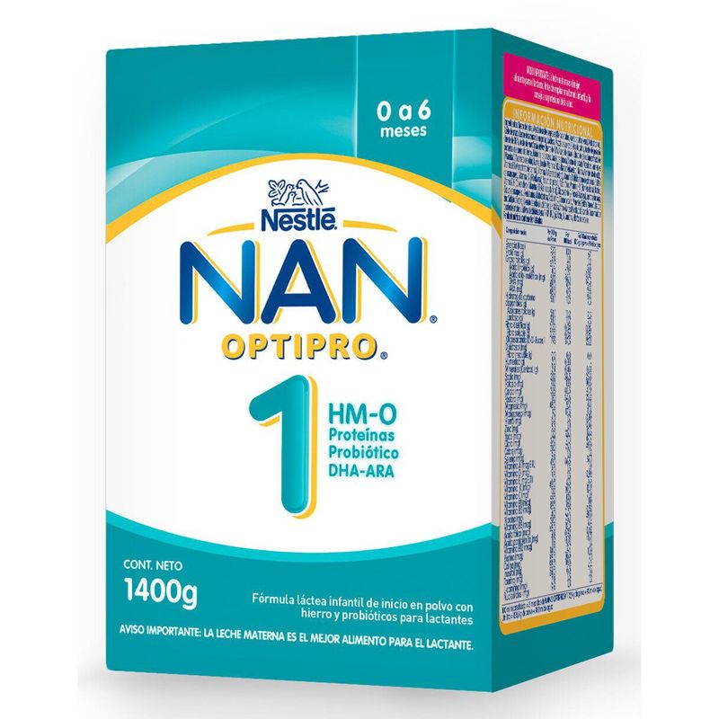 NESTLE - Fórmula infantil NAN 1 Optipro Multipack 2x700g