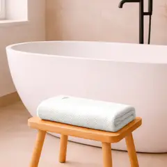 NAUTICA - Toalla de Baño Cuerpo VIS Home 100% algodón suave 76x137cm blanca