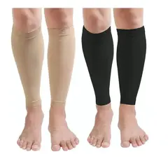 GENERICO - Calcetines De Compresion Venosa 20-25 Mmhg Para Pantorrillas Negro L