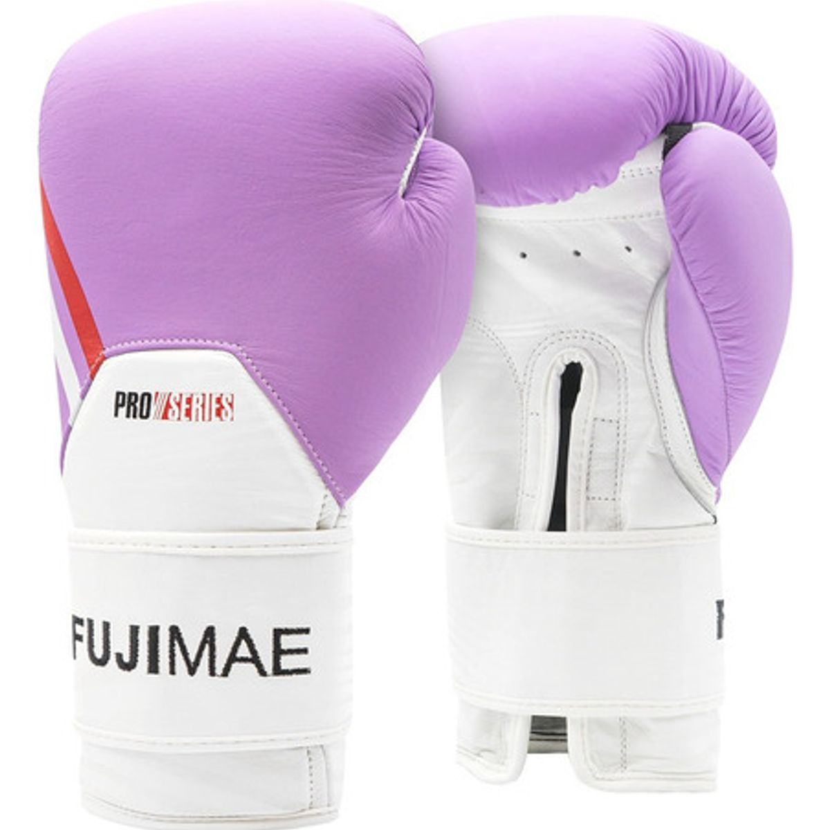 FUJIMAE - Guantes Boxeo Proseries 2.0 Cuero 16oz Malva