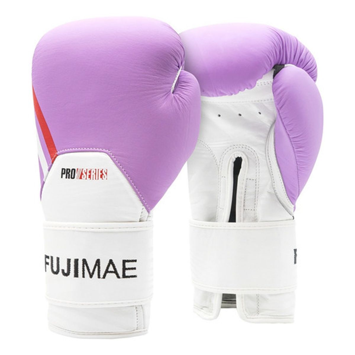 FUJIMAE - Guantes Boxeo Proseries 2.0 Cuero 16oz Malva