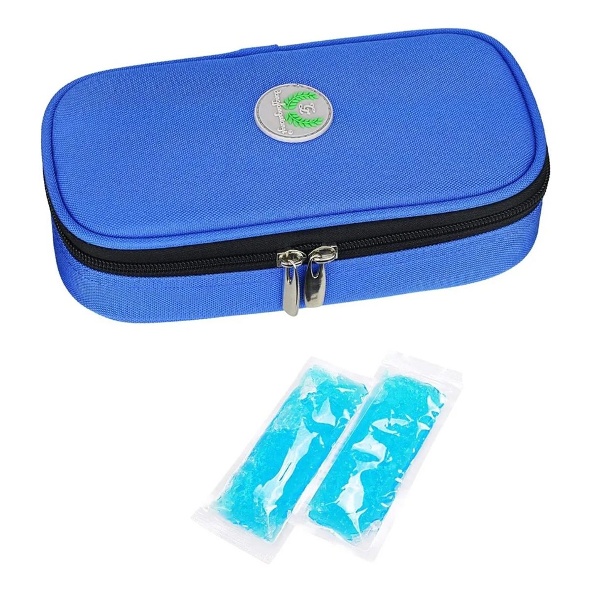 GENERICO - Bolso Estuche De Viaje Cooler Porta Insulina Diabéticos Oneder Tela Azul