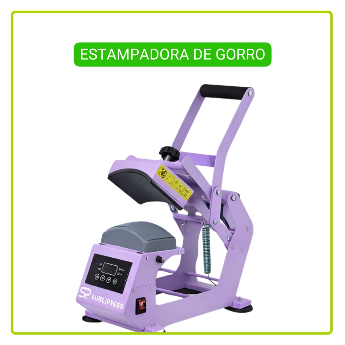 GENERICO - Estampadora de Gorros Premium Sublipress Lila