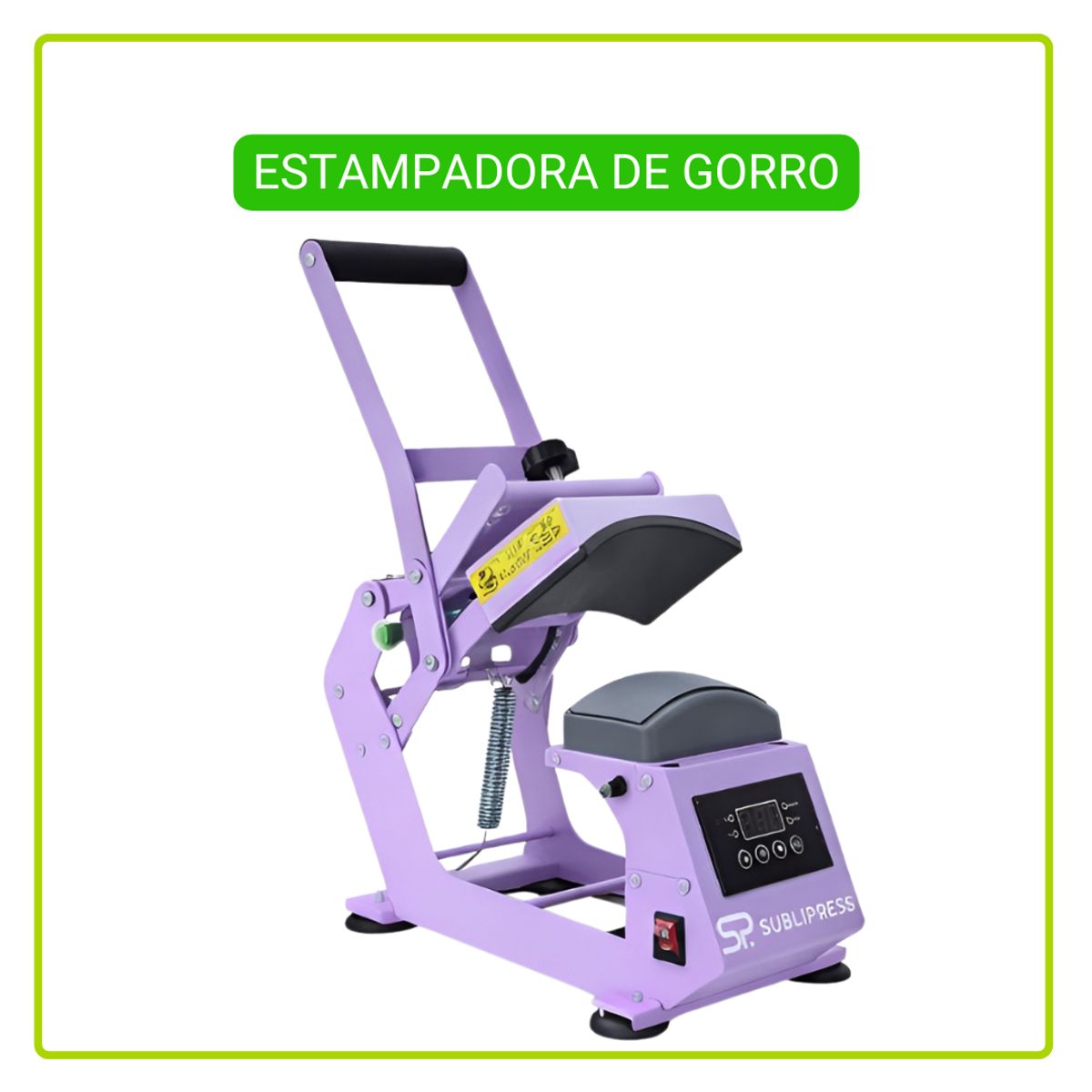 GENERICO - Estampadora de Gorros Premium Sublipress Lila