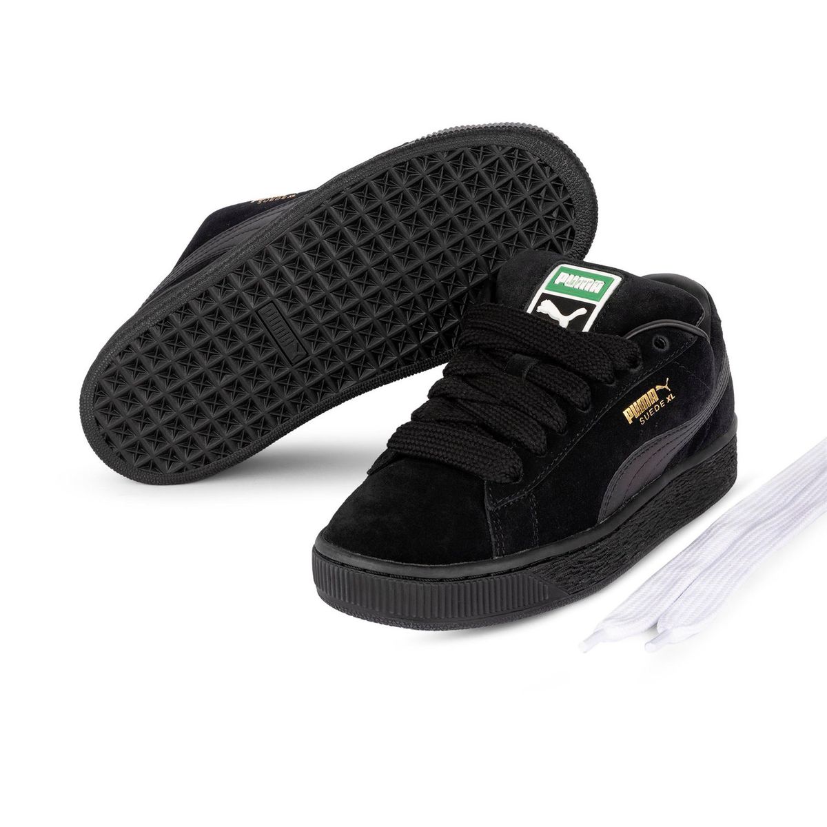 PUMA - Zapatillas Urbana Niño Puma Suede Xl Negro