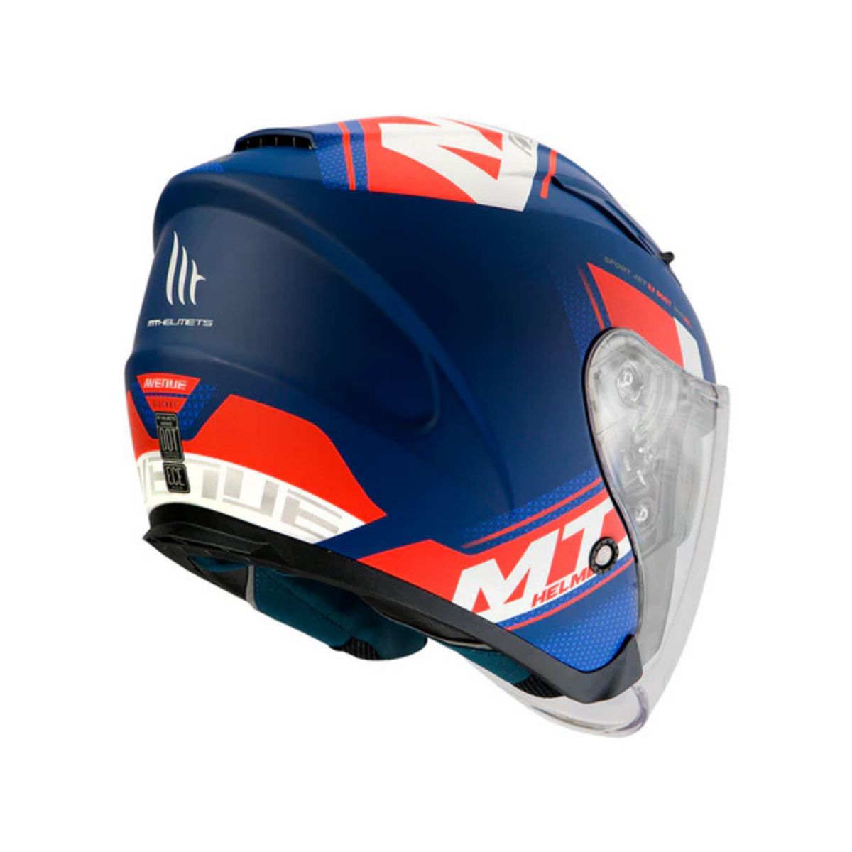 MT - Casco MT OF881 Avenue SV Sideway J0 BlancoPerla Mate